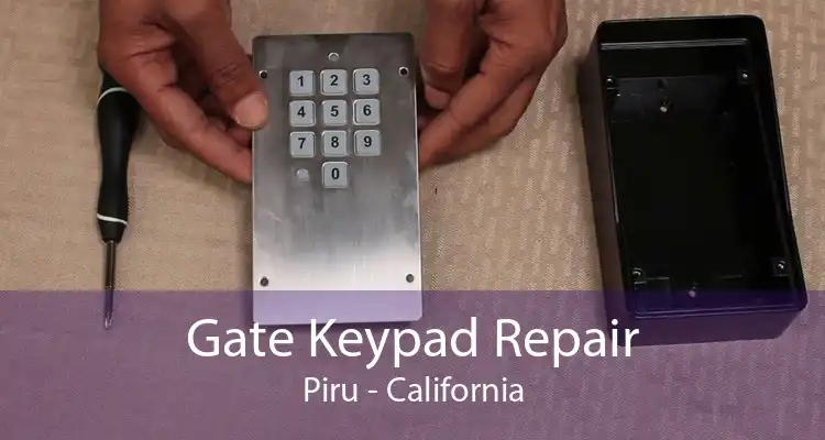 Gate Keypad Repair Piru - California